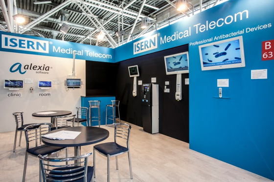 Stand y productos de ISERN en la feria EXPOSANITÀ